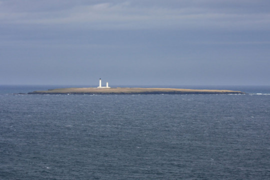 Muckle Skerry from South Ronaldsay Pentland Skerries Lighthouse