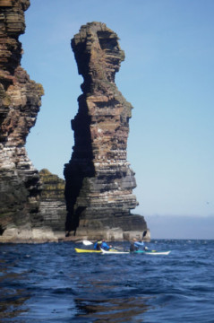 Sea stack just South of The Knee Sea Kayak Duncansby Head
