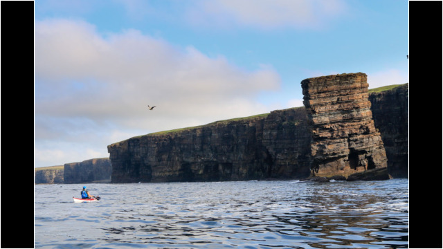 Sea Stack at Neban Point Sea Kayak Orkney Neban Point Sea Stack