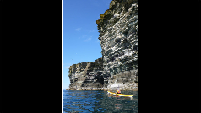Noup Head cliffs Sea Kayak Orkney Westray Noup Head