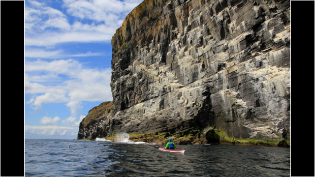 Copinsay's East coast Sea Kayak Orkney Copinsay
