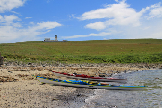South Bay & Copinsay Lighthouse Sea Kayak Orkney Copinsay Lighthouse