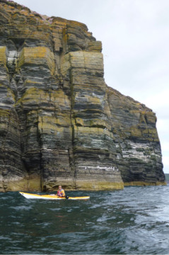 West coast of South Ronaldsay Sea Kayak Orkney South Ronaldsay Wind Wick Clett of Crura