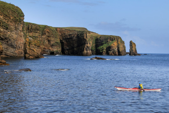 Wind Wick & Clett of Crura Sea Kayak Orkney South Ronaldsay Wind Wick Clett of Crura