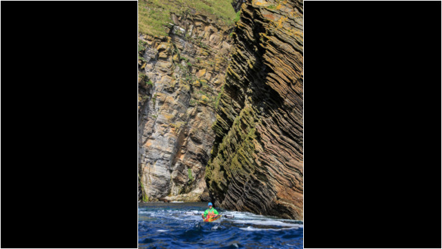 East coast of South Ronaldsay Sea Kayak Orkney South Ronaldsay