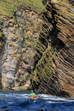 East coast of South Ronaldsay Sea Kayak Orkney South Ronaldsay