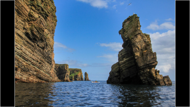 Wind Wick & Clett of Crura Sea Kayak Orkney South Ronaldsay Wind Wick Clett of Crura