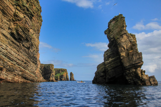 Wind Wick & Clett of Crura Sea Kayak Orkney South Ronaldsay Wind Wick Clett of Crura