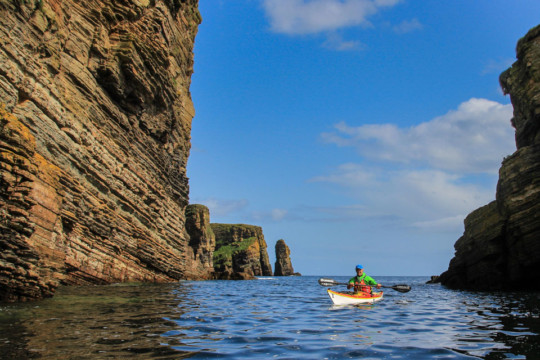 Wind Wick & Clett of Crura Sea Kayak Orkney South Ronaldsay Wind Wick Clett of Crura