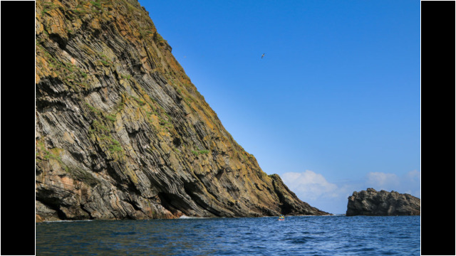 East coast of South Ronaldsay Sea Kayak Orkney South Ronaldsay