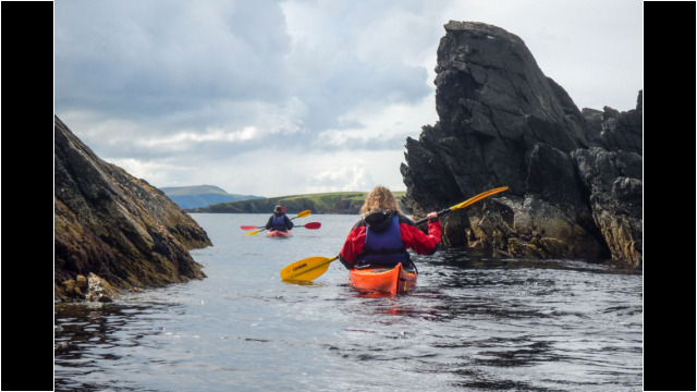 Burra scenery Sea Kayak Shetland Bridge End