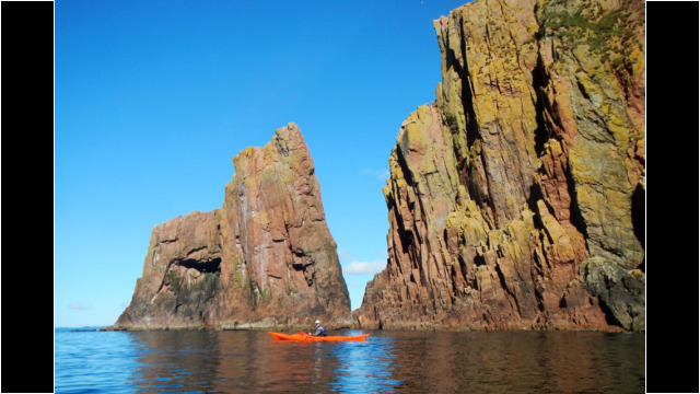 Muckle Roe coastline Sea Kayak Shetland Muckle Roe