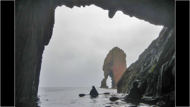 Caves & sea stacks Sea Kayak Shetland Muckle Roe