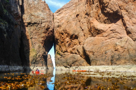 Muckle Roe arch Sea Kayak Shetland Muckle Roe