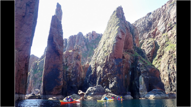 South coast of Ronas Voe Sea Kayak Shetland Ronas Voe