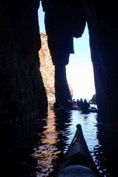 Caves & arches Sea Kayak Shetland Ronas Voe