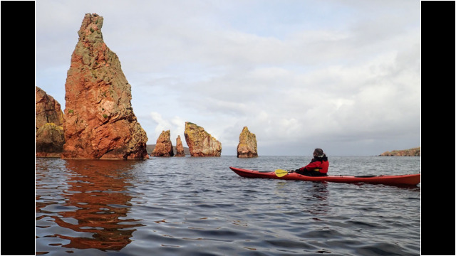 Ronas Voe southern coastline Sea Kayak Shetland Ronas Voe