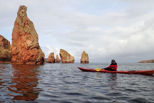 Ronas Voe southern coastline Sea Kayak Shetland Ronas Voe