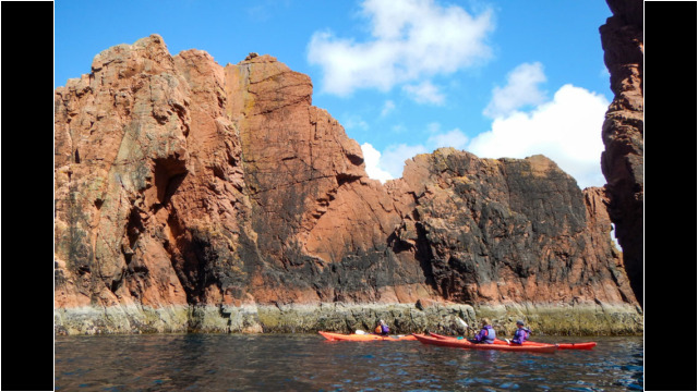 Ronas Voe coastline Sea Kayak Shetland Ronas Voe
