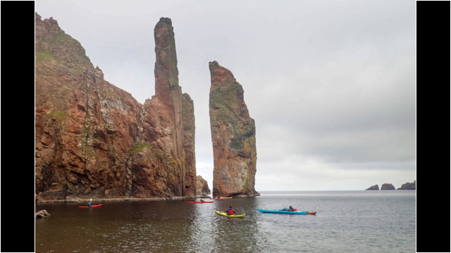 Sea stack Sea Kayak Shetland Ronas Voe