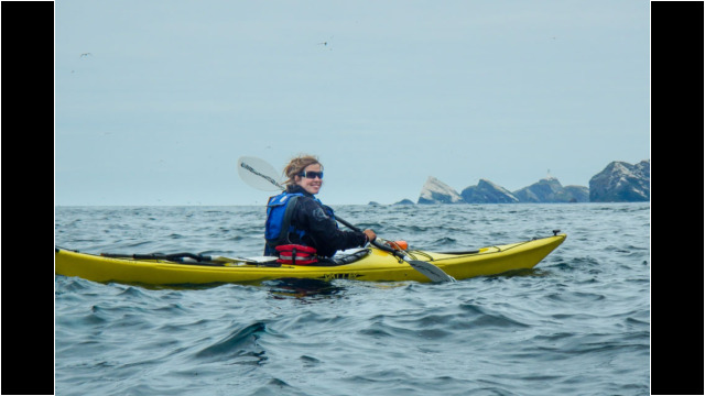 Heading out to Muckle Flugga Sea Kayak Shetland Muckle Flugga