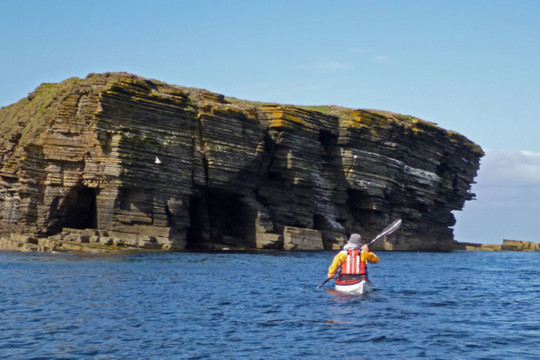 Coastline north of Keiss Castle Sea Kayak Keiss Castle