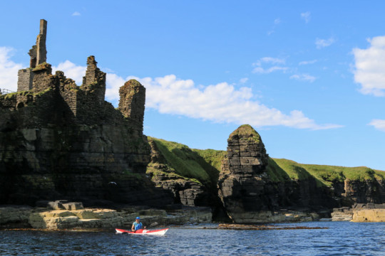 Castle Sinclair Girnigoe Sea Kayak Noss Head Castle Sinclair Girnigoe