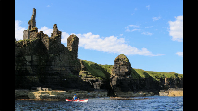 Castle Sinclair Girnigoe Sea Kayak Noss Head Castle Sinclair Girnigoe