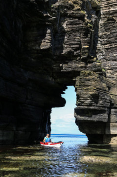 Arch, North Coast of Noss Head Sea Kayak Noss Head