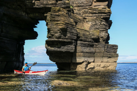 North coast of Noss Head Sea Kayak Noss Head