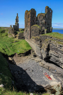 Castle Sinclair Girnigoe Sea Kayak Noss Head Castle Sinclair Girnigoe