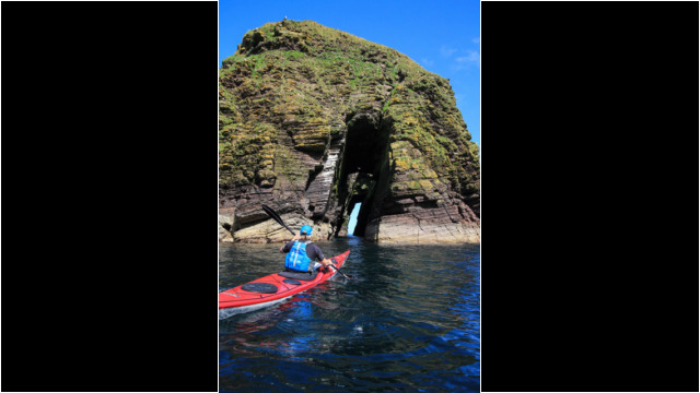 The Brough & it's Arch Sea Kayak Whaligoe The Brough Arch