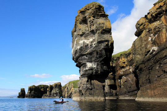The Stacks near Lybster Sea Kayak Whaligoe Stack