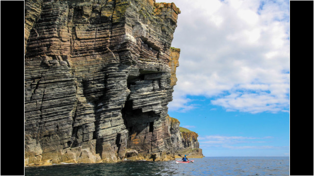 Whaligoe coastline Sea Kayak Whaligoe