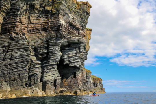 Whaligoe coastline Sea Kayak Whaligoe