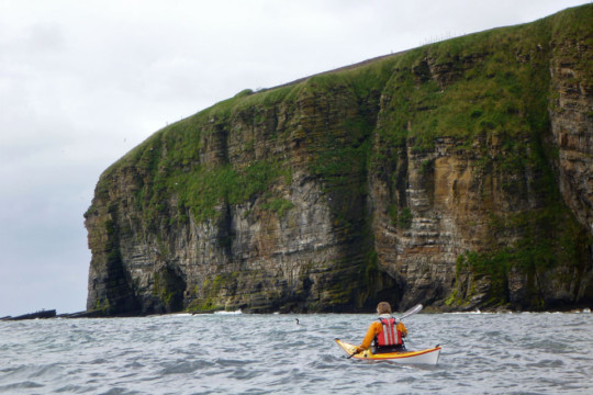 Cliffs south of Lybster Sea Kayak Dunbeath to Lybster