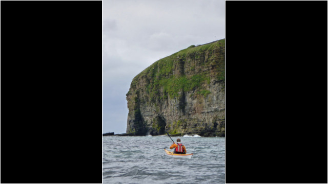 Cliffs south of Lybster Sea Kayak Dunbeath to Lybster
