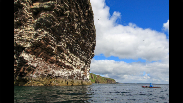 Cliffs near An Dun Sea Kayak Helmsdale to Dunbeath