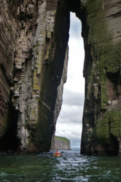 An Dun Arch Sea Kayak Helmsdale to Dunbeath An Dun Arch