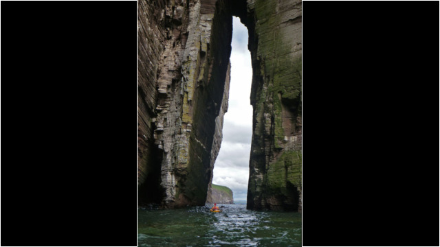 An Dun Arch Sea Kayak Helmsdale to Dunbeath An Dun Arch