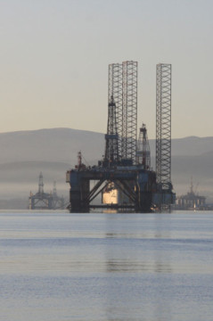 Cromarty Firth Oil Rig Sutors Stacks Cromarty Firth Oil Rig