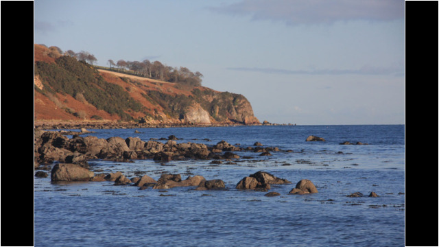 Leaving Rosemarkie Sutors Stacks
