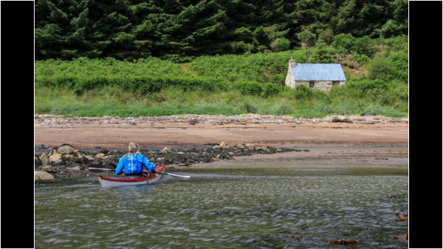 Landing at Eathie Salmon Station Sea Kayak Sutors Stacks Eathie Salmon Station