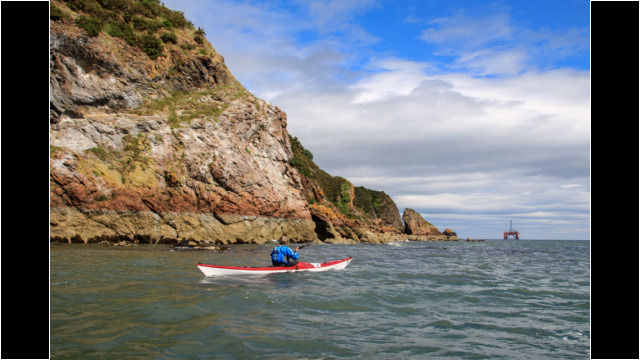 Approaching Sutors Stacks Sea Kayak Sutors Stacks