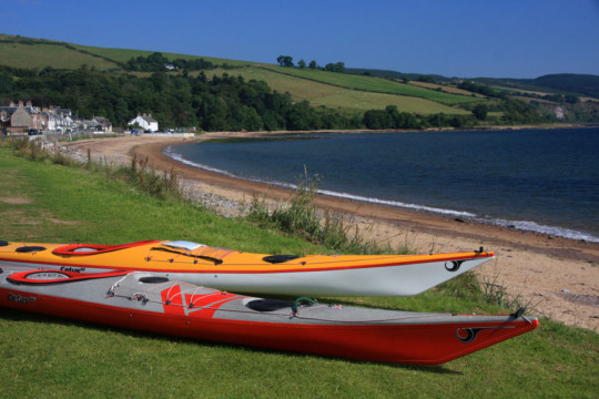 Rosemarkie launch site Sea Kayak Chanonry Point Rosemarkie