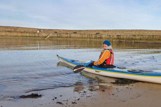 Hopeman Harbour Sea Kayak Burghead to Lossiemouth Hopeman