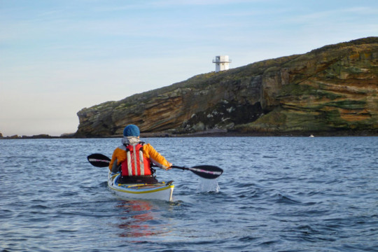 Covesea Lookout Tower Sea Kayak Burghead to Lossiemouth