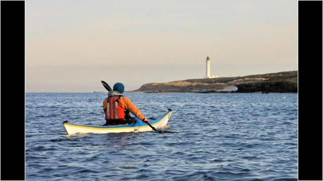 Lighthouse at Lossiemouth Sea Kayak Burghead to Lossiemouth Lighthouse