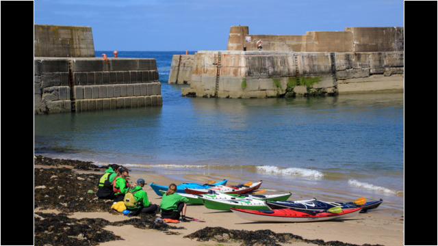 Portknockie Harbour Sea Kayak Bow Fiddle Rock Portknockie
