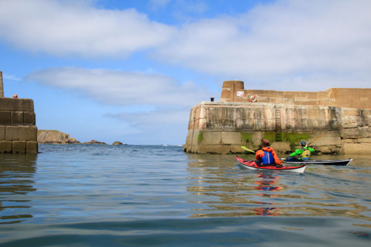 Portknockie Harbour Sea Kayak Bow Fiddle Rock Portknockie